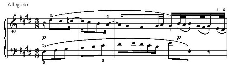 Bach Invention No. 6 BWV 777